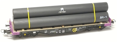 Loewe 2558 - H0 - Stahlrohre Thyssen, 140 mm